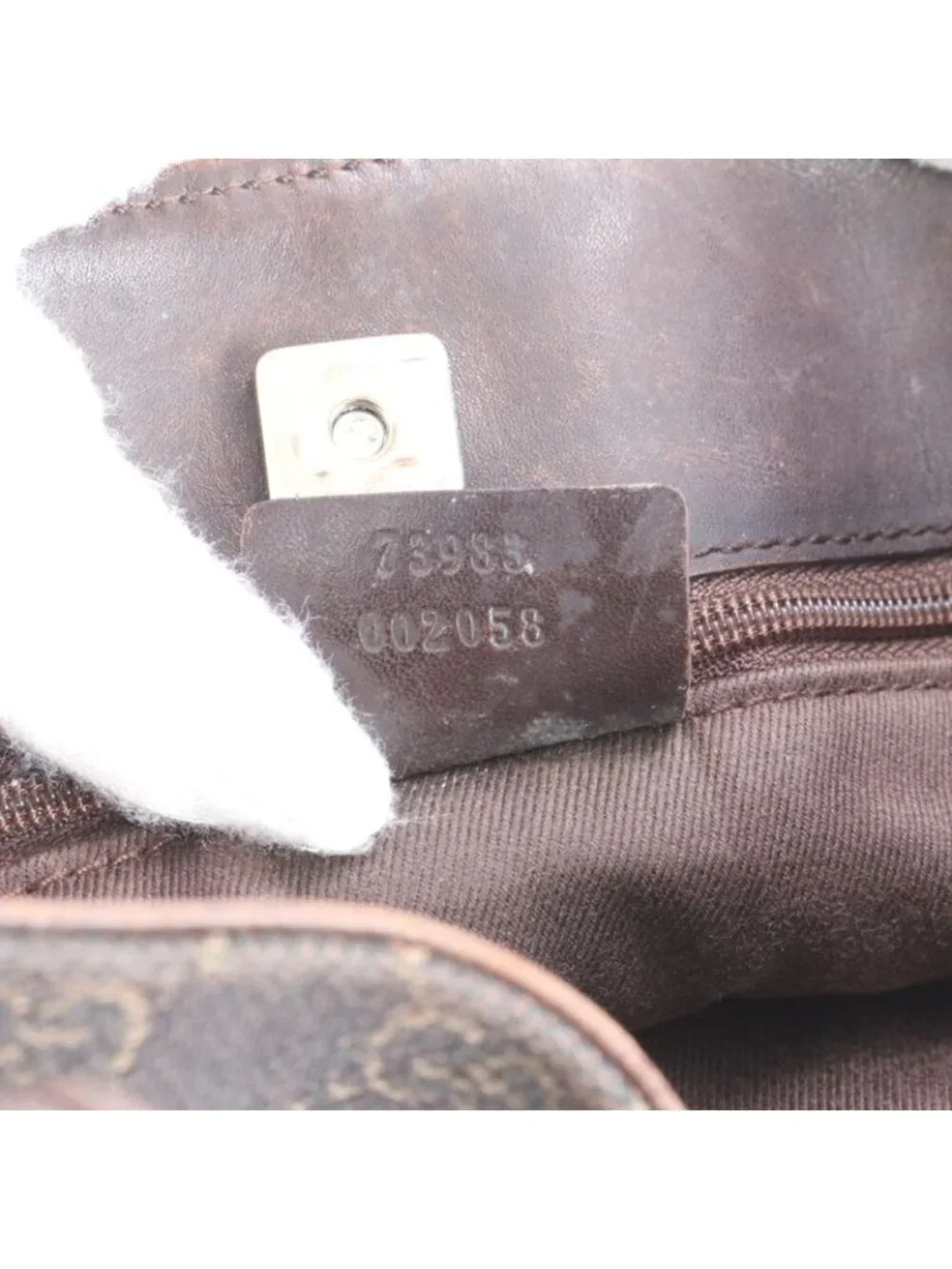 ★SOLD★ Gucci GG Canvas Leather Tote Shoulder Brown - Picture 9 of 9